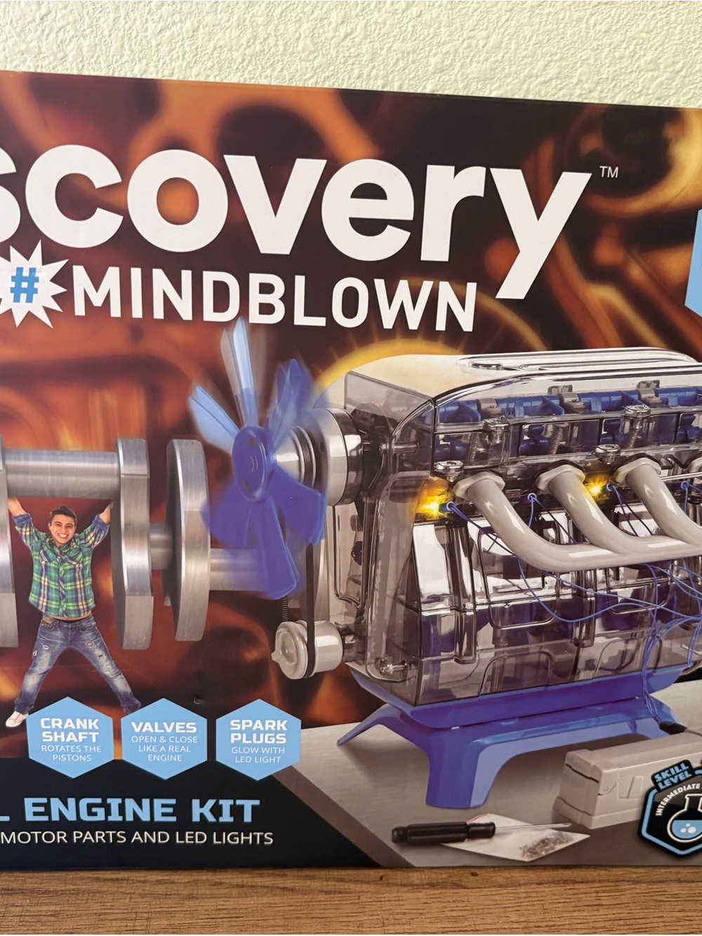 Discovery Transparent Blue Engine Learning Kit